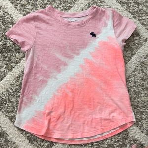 Abercrombie kids pink tie dye shirt size 9/10